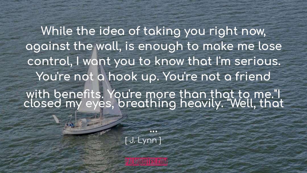 Hook Up quotes by J. Lynn