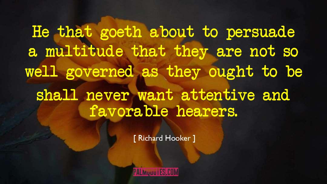 Hooker quotes by Richard Hooker