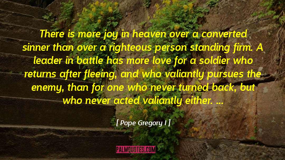 Hoosier Farmer Love quotes by Pope Gregory I