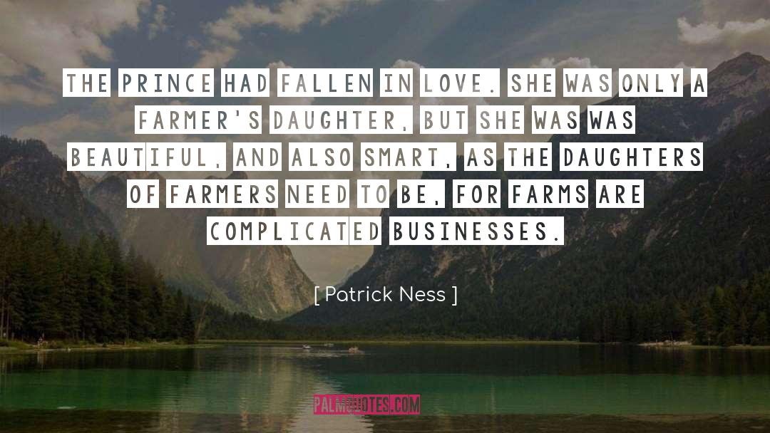 Hoosier Farmer Love quotes by Patrick Ness