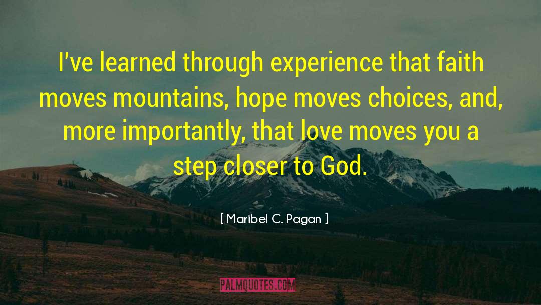 Hope And Faith Hop quotes by Maribel C. Pagan