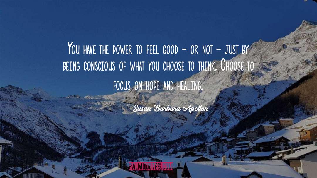 Hope And Healing quotes by Susan Barbara Apollon