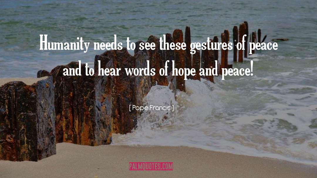 Hope And Pray quotes by Pope Francis