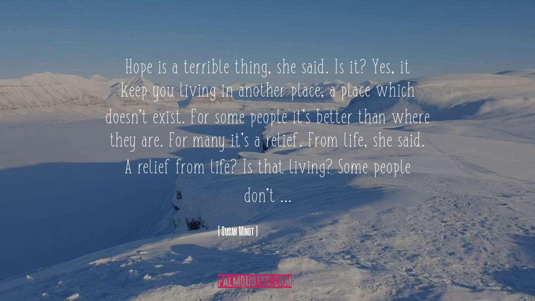 Hope Barrett quotes by Susan Minot