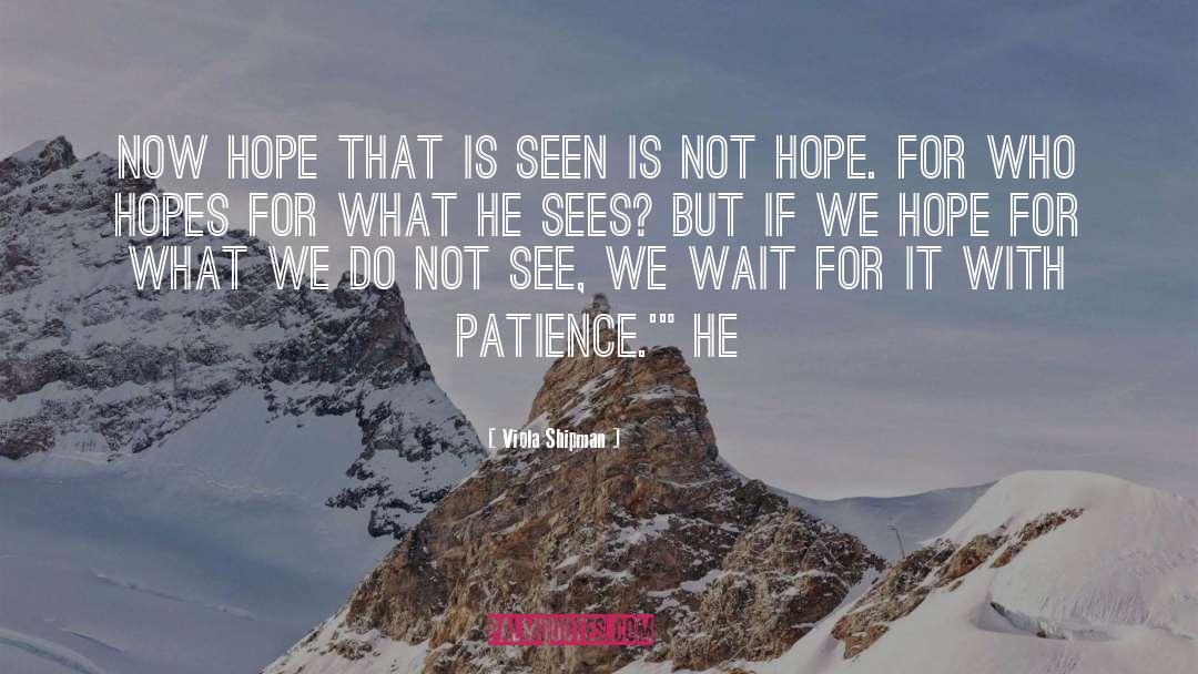 Hope Christian quotes by Viola Shipman