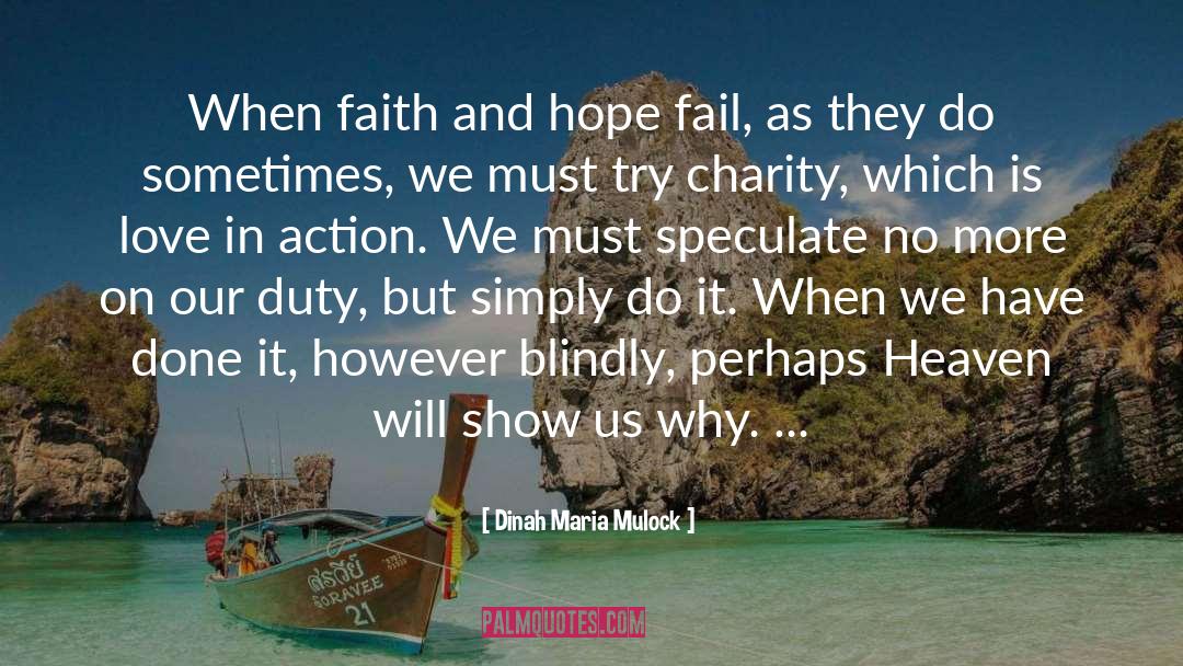 Hope Faith quotes by Dinah Maria Mulock
