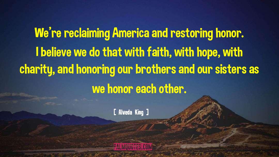 Hope Faith quotes by Alveda King