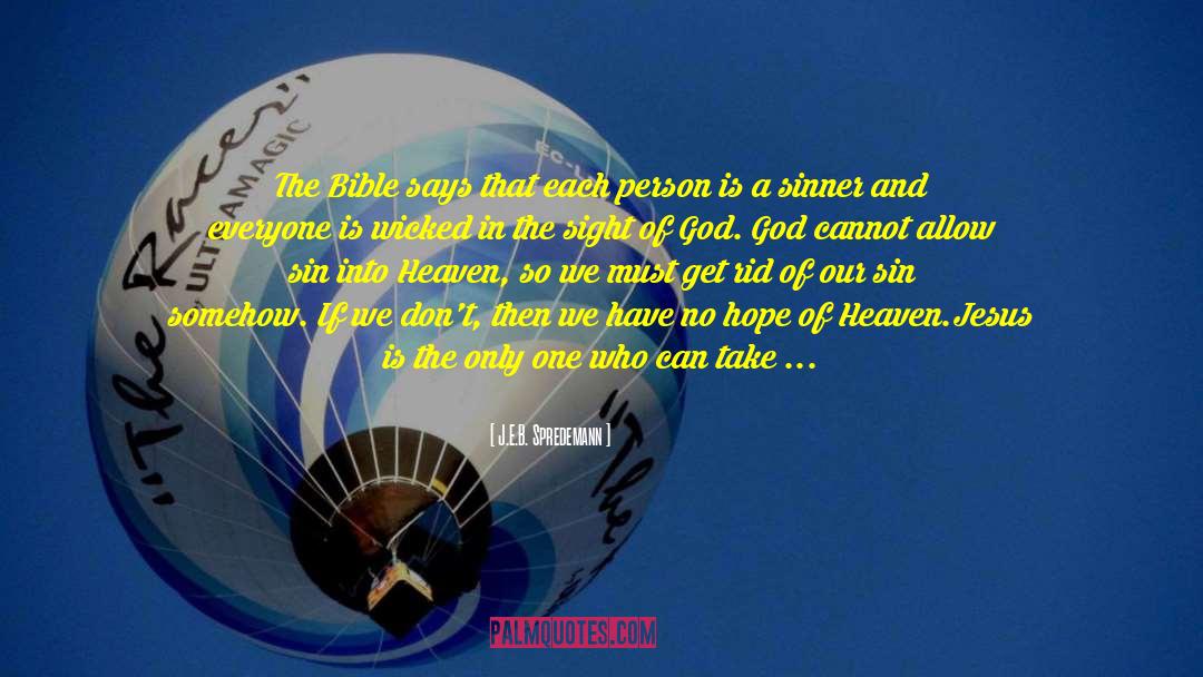 Hope For Each Days quotes by J.E.B. Spredemann