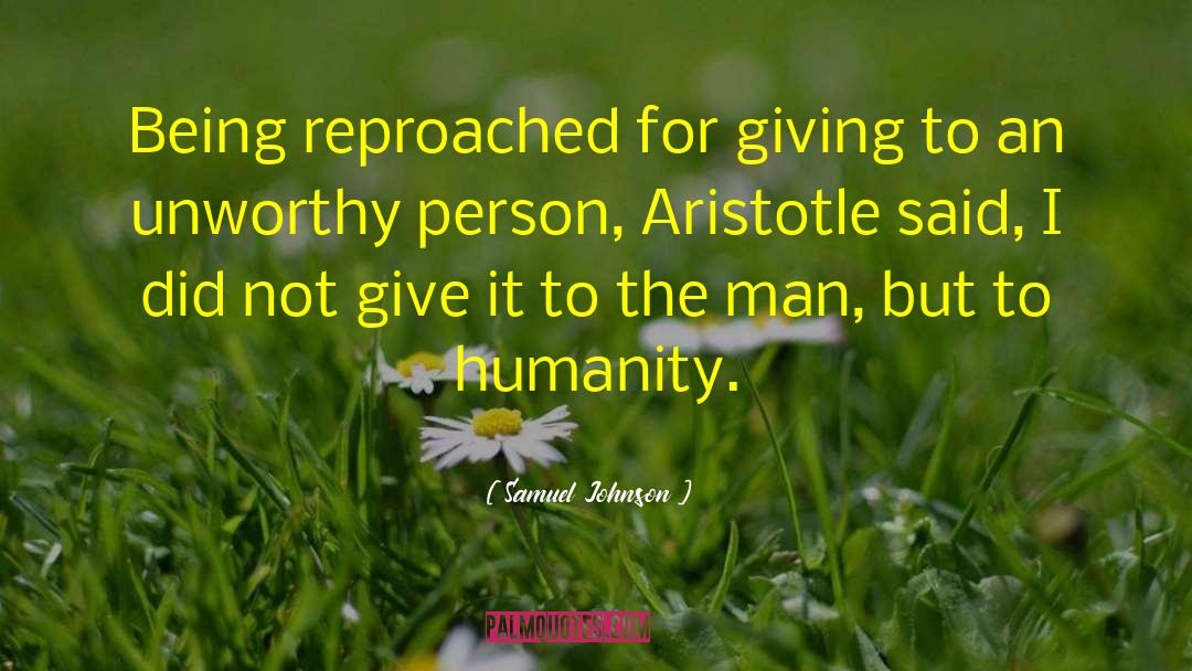 Hope For Humanity quotes by Samuel Johnson