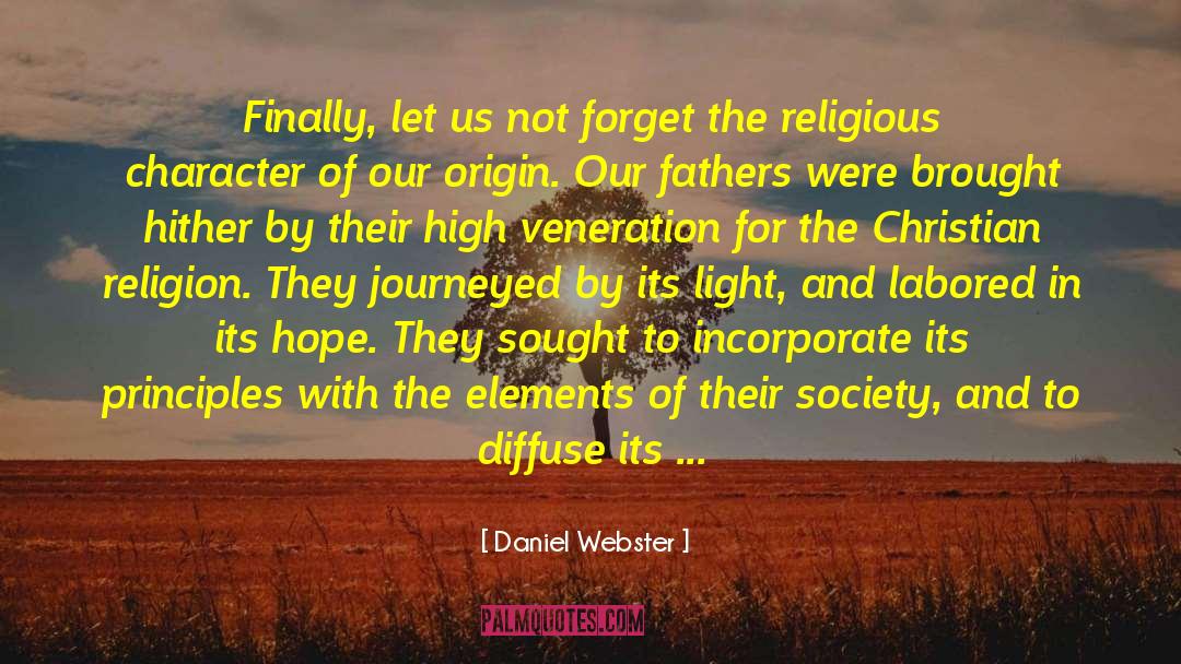 Hope In Christ quotes by Daniel Webster