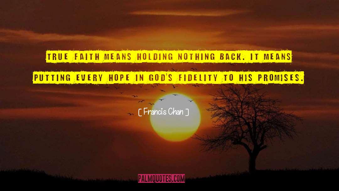 Hope In God quotes by Francis Chan