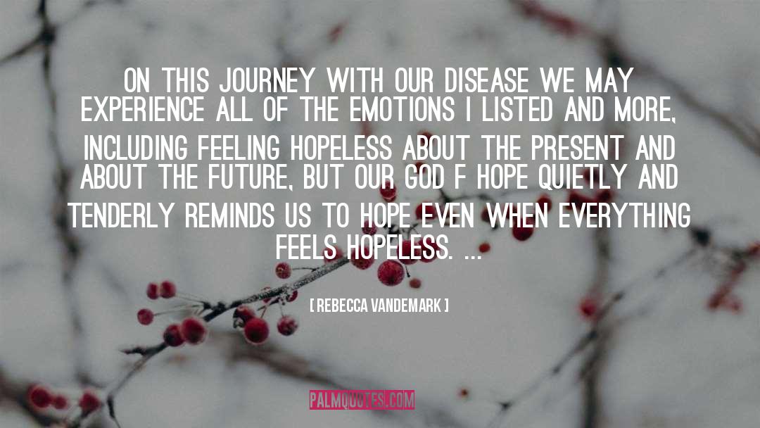 Hope In The Face Of Difficulty quotes by Rebecca VanDeMark