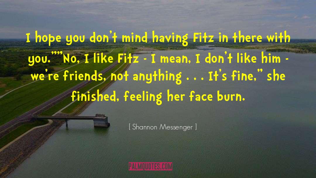 Hope In The Face Of Difficulty quotes by Shannon Messenger