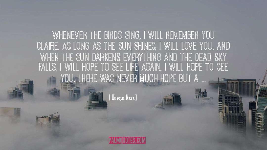 Hope Love quotes by Huseyn Raza