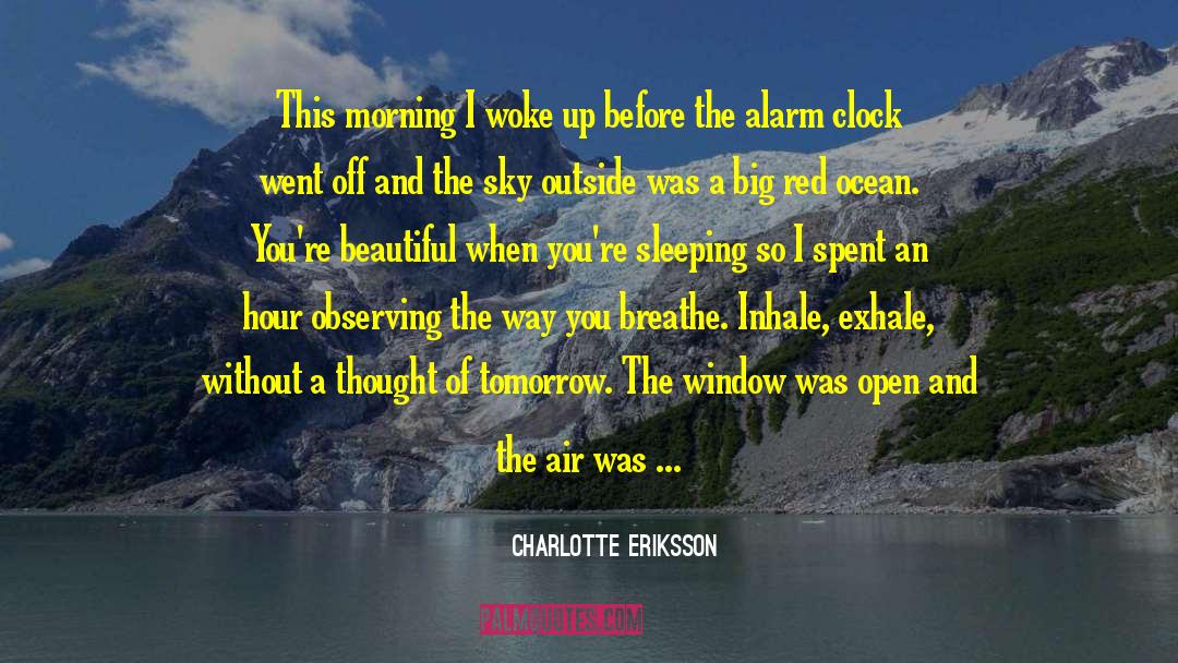 Hope Mornings Waking Up quotes by Charlotte Eriksson