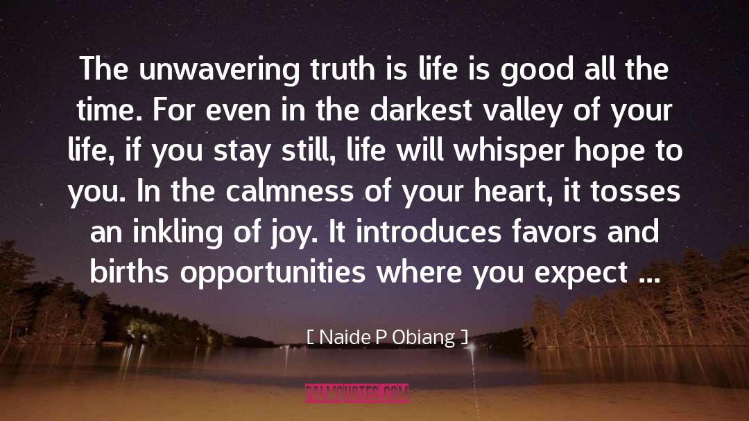Hope quotes by Naide P Obiang