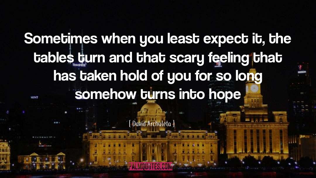 Hope When It Hurts quotes by David Archuleta