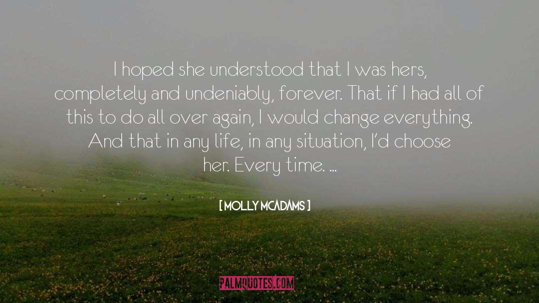 Hoped quotes by Molly McAdams