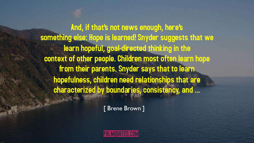Hopefulness quotes by Brene Brown