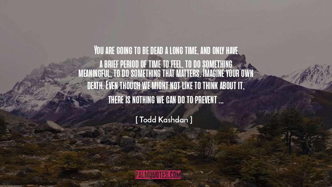 Hopelessly Going After Something quotes by Todd Kashdan