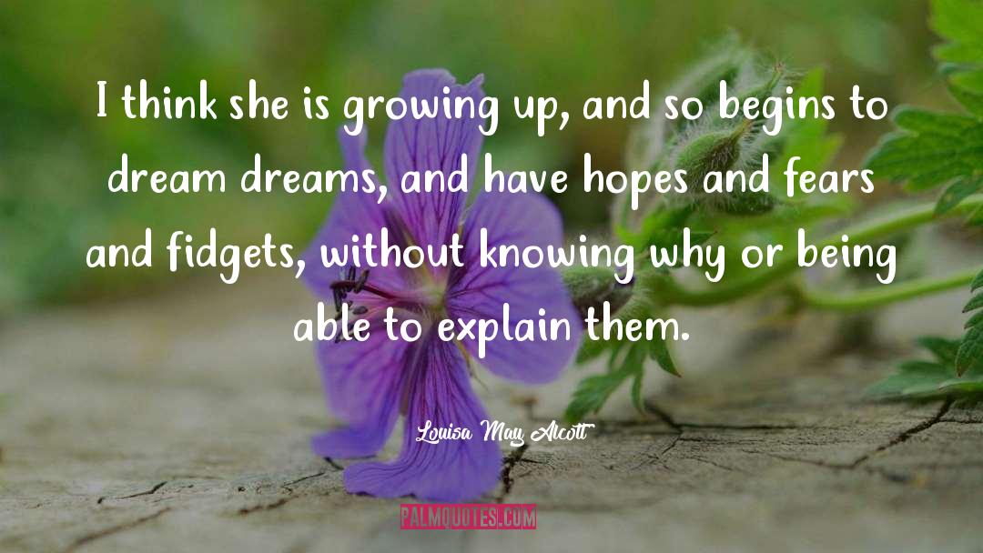 Hopes And Fears quotes by Louisa May Alcott