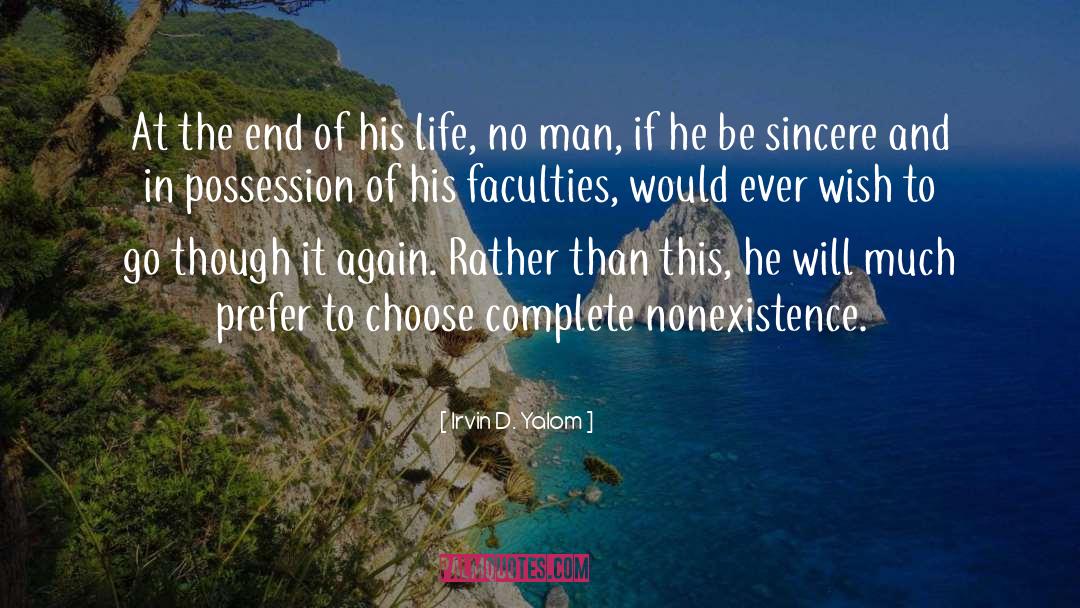 Hopes In Life quotes by Irvin D. Yalom