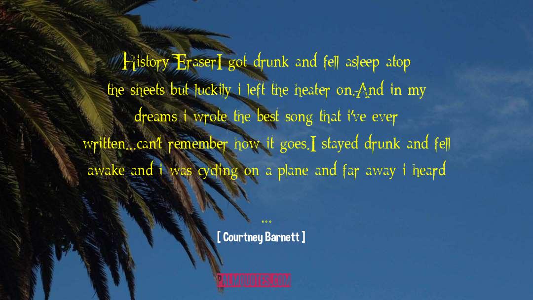 Hopped Off The Plane quotes by Courtney Barnett