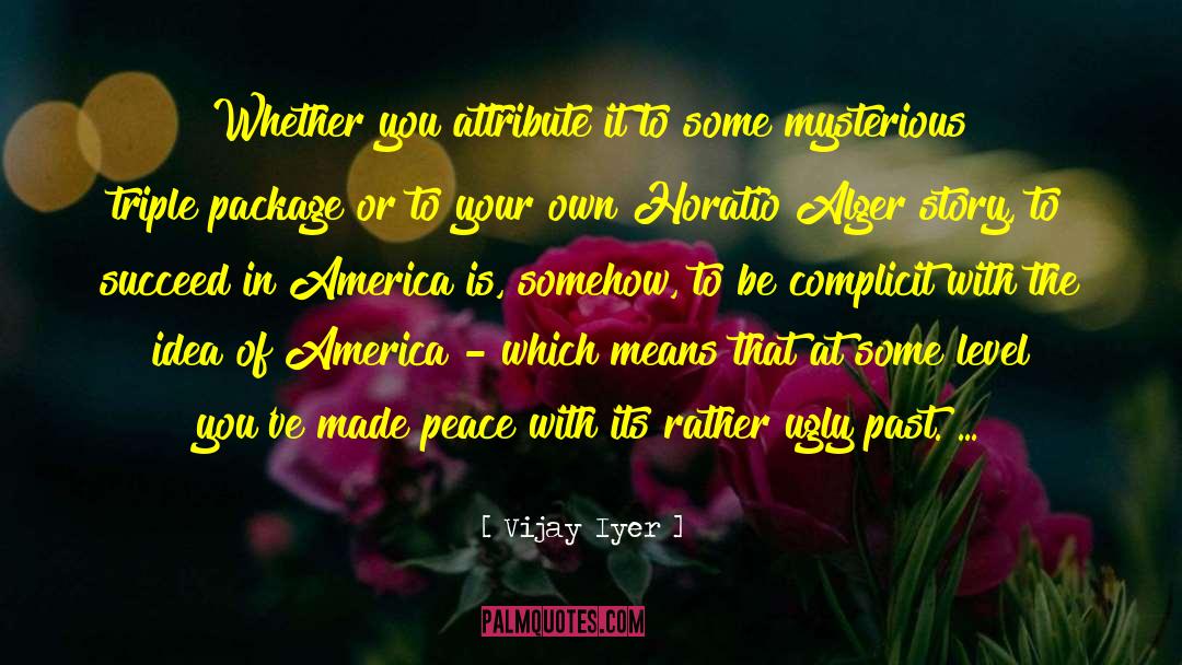 Horatio Alger Myth quotes by Vijay Iyer