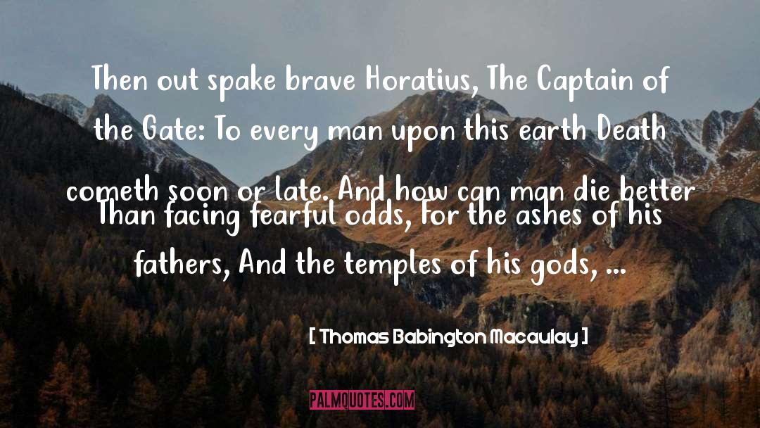 Horatius Ars quotes by Thomas Babington Macaulay