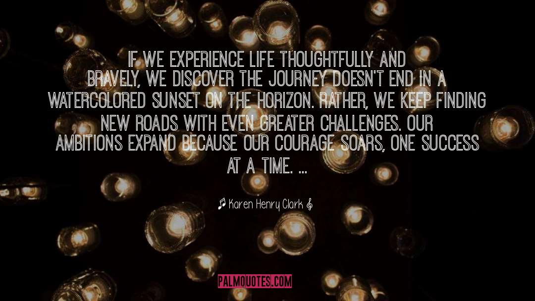 Horizon quotes by Karen Henry Clark