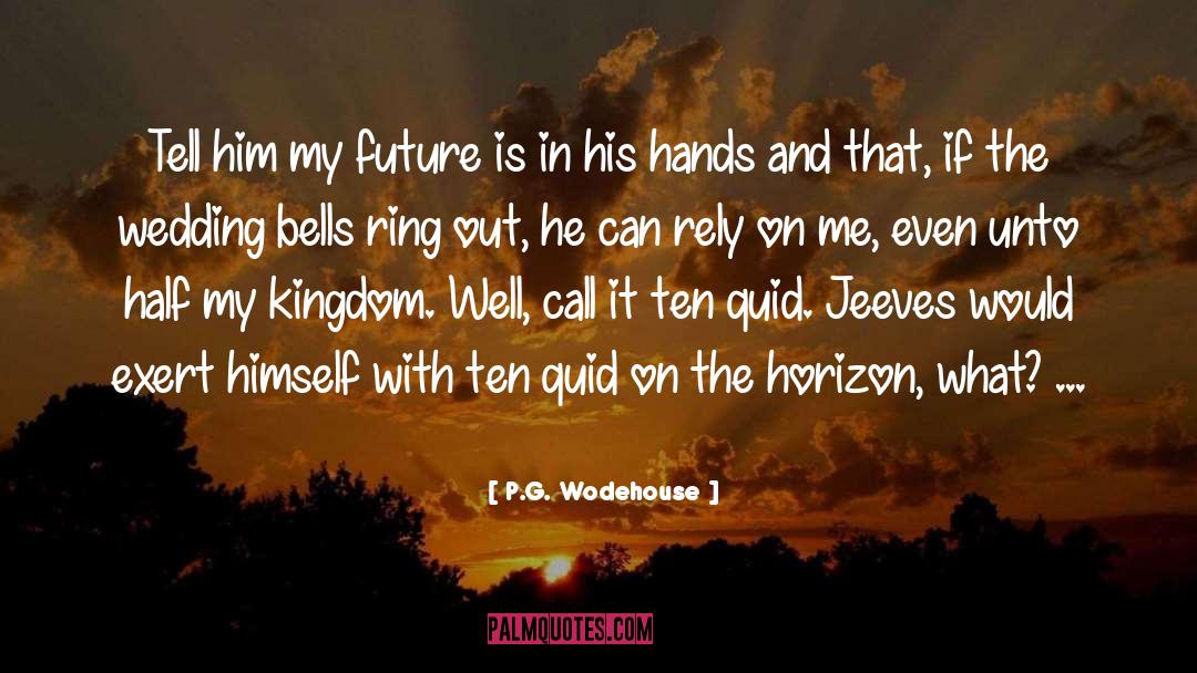 Horizon quotes by P.G. Wodehouse