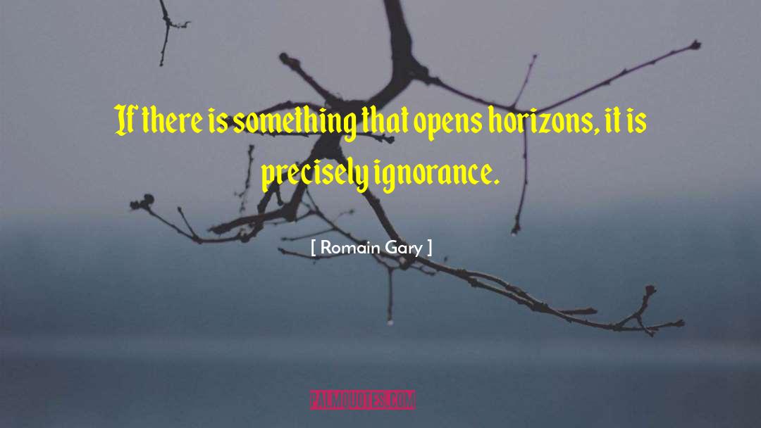 Horizons quotes by Romain Gary