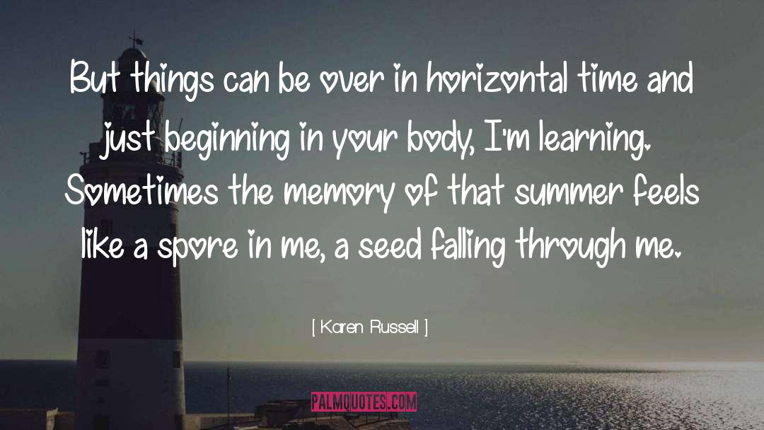 Horizontal quotes by Karen Russell