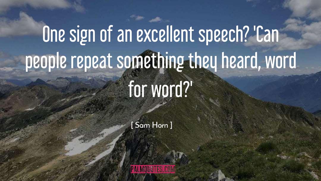 Horn quotes by Sam Horn