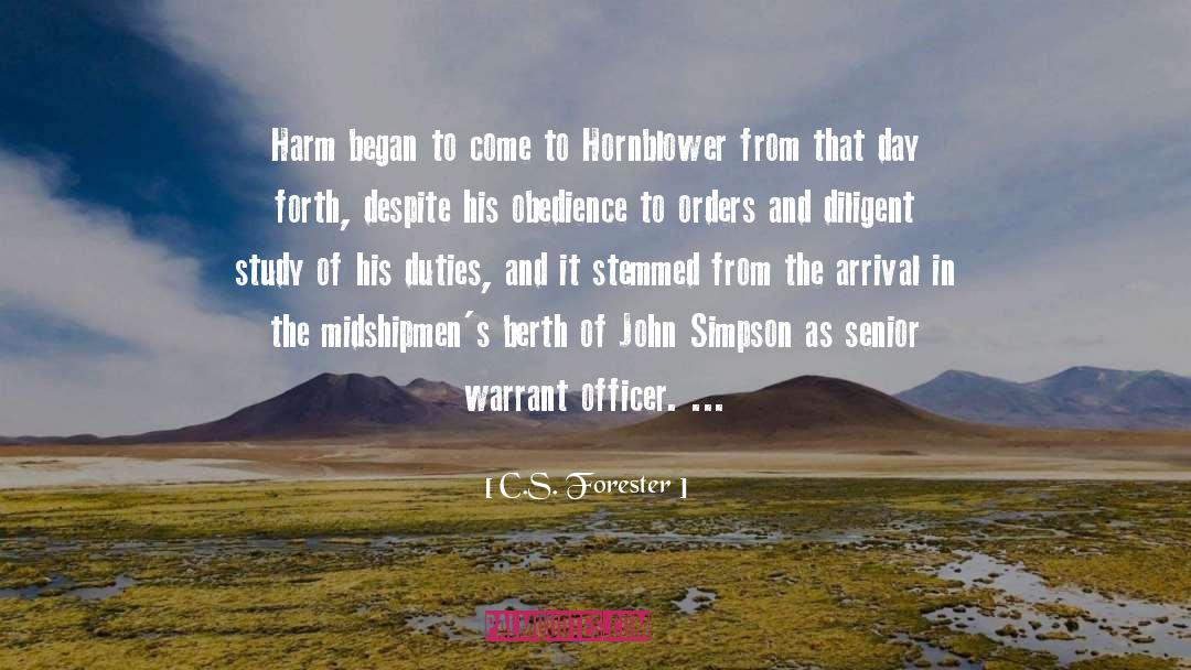 Hornblower quotes by C.S. Forester