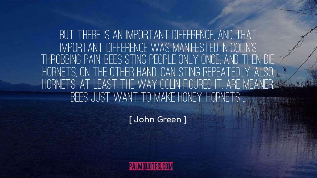 Hornets quotes by John Green