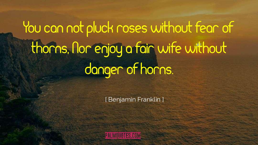 Horns quotes by Benjamin Franklin