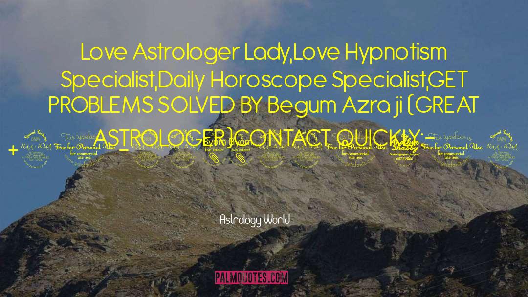 Horoscope quotes by Astrology World