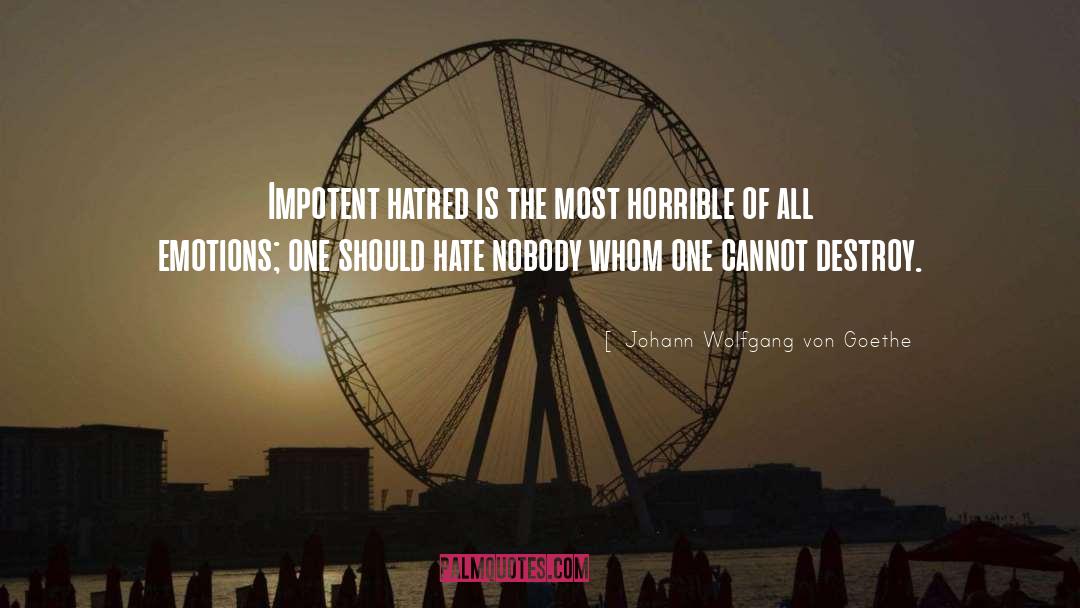 Horrible quotes by Johann Wolfgang Von Goethe