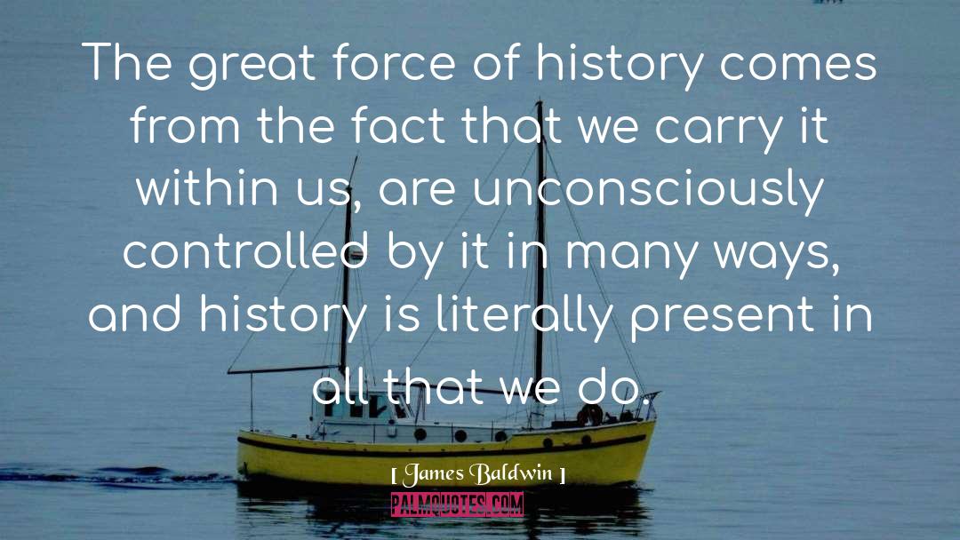 Horrific Facts quotes by James Baldwin