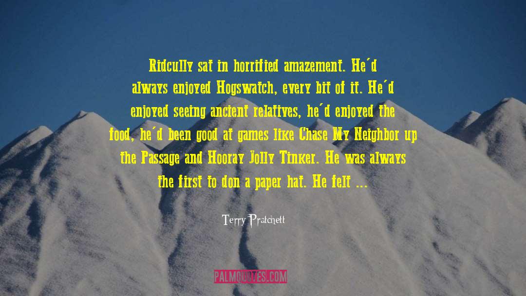 Horrified quotes by Terry Pratchett