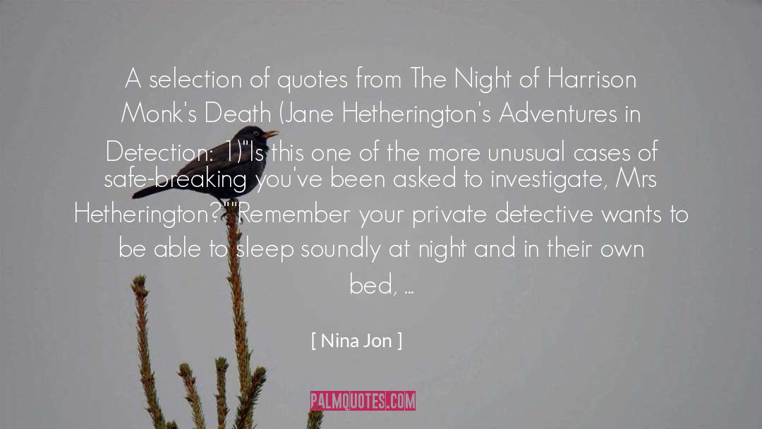 Horrified quotes by Nina Jon