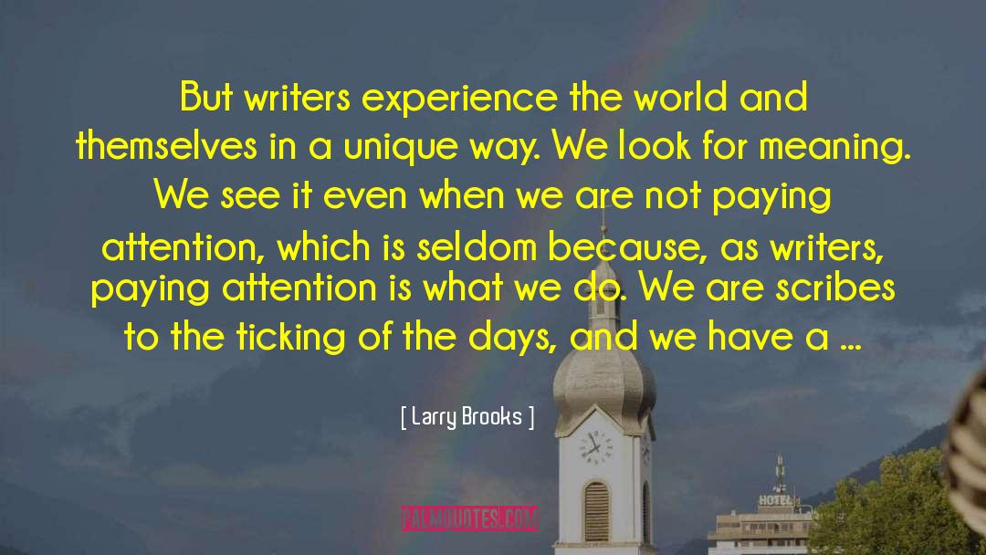 Horror Author quotes by Larry Brooks