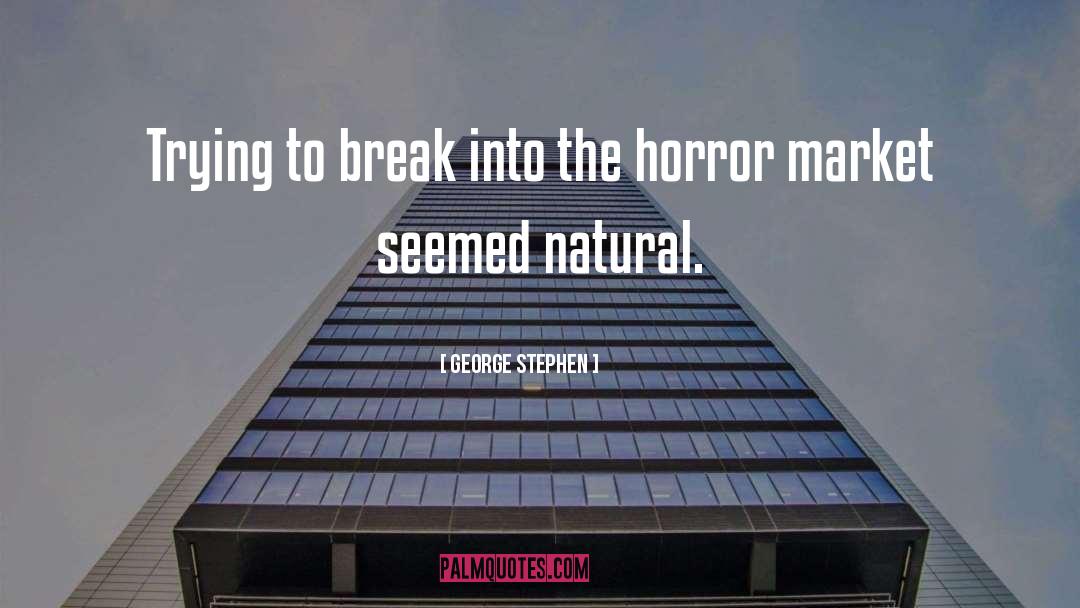 Horror Author quotes by George Stephen