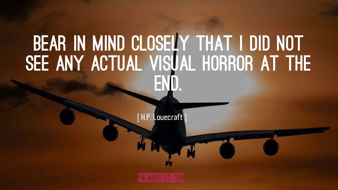 Horror Bird quotes by H.P. Lovecraft