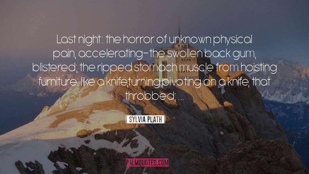 Horror Book quotes by Sylvia Plath