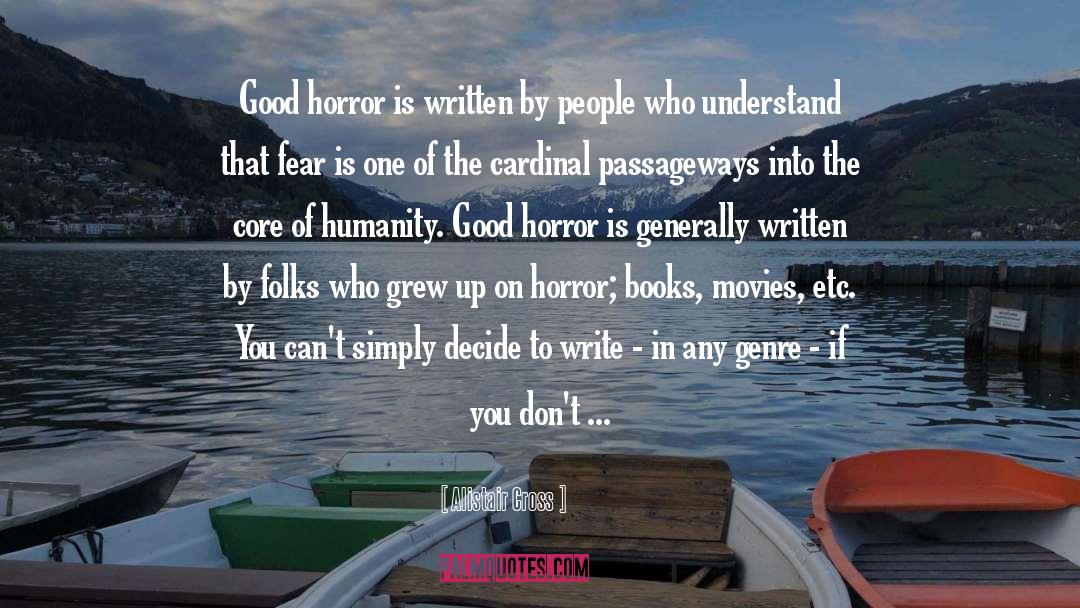 Horror Books quotes by Alistair Cross