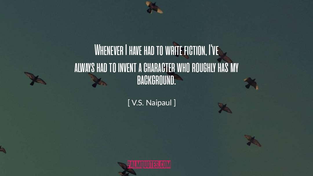 Horror Fiction quotes by V.S. Naipaul