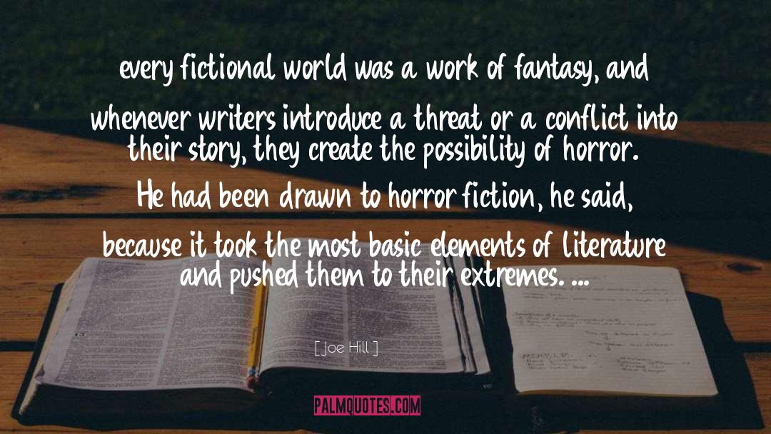 Horror Fiction quotes by Joe Hill