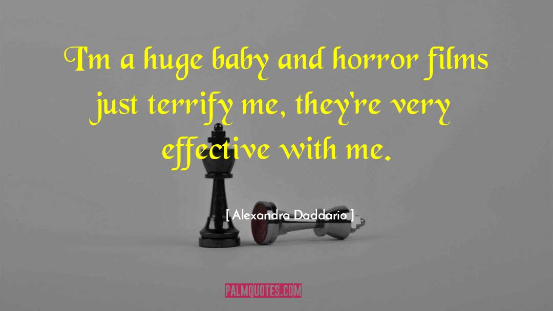 Horror Films quotes by Alexandra Daddario
